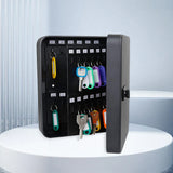 Key Cabinet Wall Mount,Locking Key Organizer,Key Storage Lock Box with Code,Key Management with Combination Lock