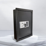 Digital Wall Safe –  Electronic, Steel, Keypad, 2 Manual Override Keys 